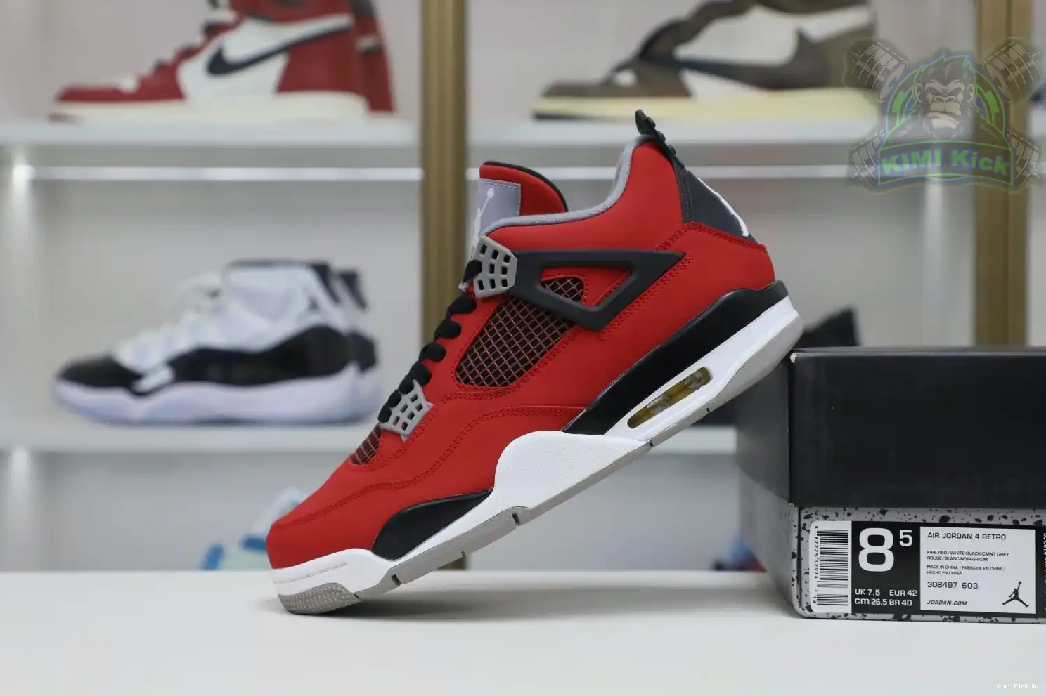 Jordan RetroToro Air Kimikick Jordan4 Bravo 0405